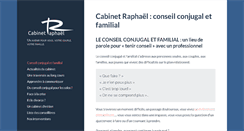 Desktop Screenshot of cabinetraphael.fr